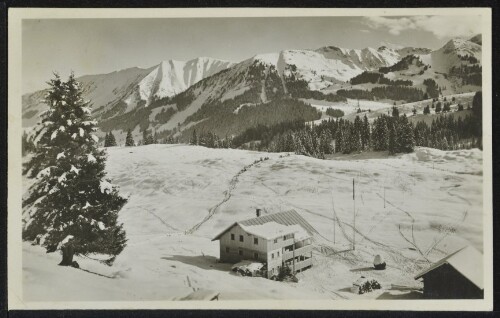 [Mittelberg Hirschegg] : [Haus Küren b. Hirschegg m. Fellhorn-Kanzelwand ...]