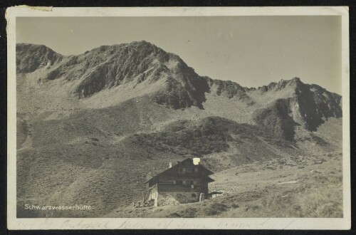 [Mittelberg Hirschegg] Schwarzwasserhütte