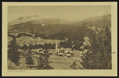 [Mittelberg] Riezlern : [Riezlern 1088 m mit Hoch Jfer ...]