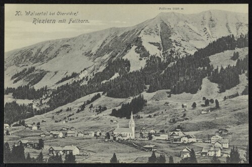 Kl. Walsertal bei Oberstdorf : Riezlern mit Fellhorn : Fellhorn 2038 m