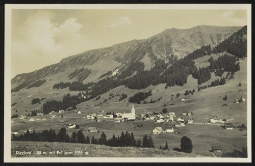 [Mittelberg] Riezlern 1100 m mit Fellhorn 2032 m