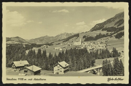 [Mittelberg] Riezlern 1100 m mit Nebelhorn : [Riezlern 1100 m mit Nebelhorn ...]