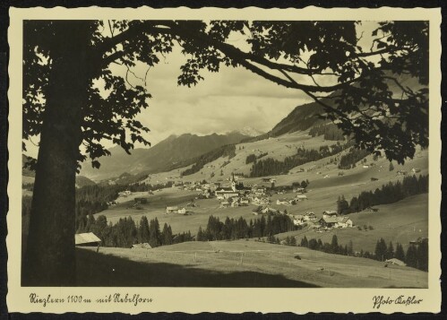 [Mittelberg] Riezlern 1100 m mit Nebelhorn : [Riezlern 1100 m mit Nebelhorn ...]