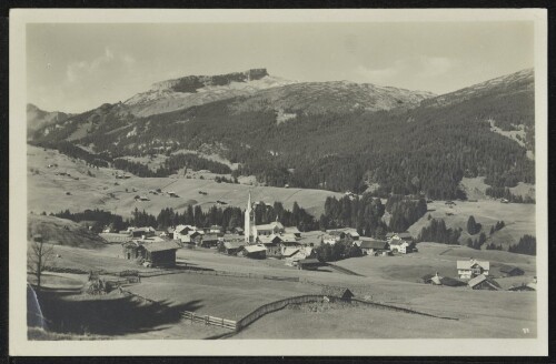 [Mittelberg Riezlern] : [Riezlern 1100 m. mit Hoch Jfer 2232 m ...]