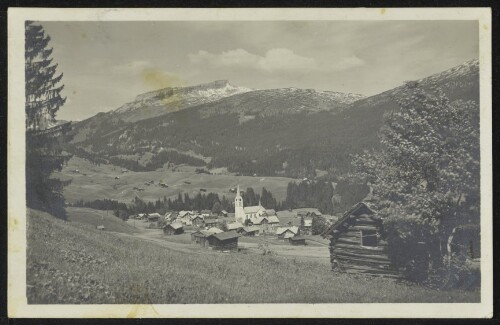 [Mittelberg Riezlern] : [Riezlern, 1100 m, mit Hoch-Ifer ...]