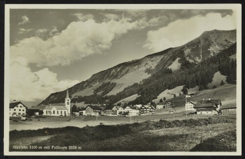 [Mittelberg] Riezlern 1100 m mit Fellhorn 2038 m