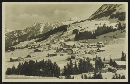 [Mittelberg] Riezlern 1100 m mit Nebelhorn : [Riezlern 1100 m mit Nebelhorn ...]