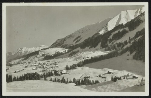 [Mittelberg Riezlern] : [Riezlern - Zwerwald 1100 m mit Fellhorn 2032 m ...]