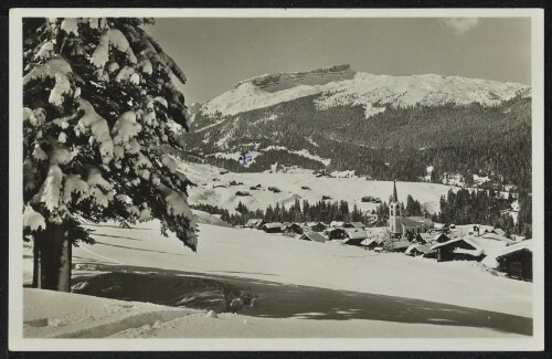 [Mittelberg Riezlern] : [Riezlern (1100 m) mit Hoch-Ifer (2232 m) ...]