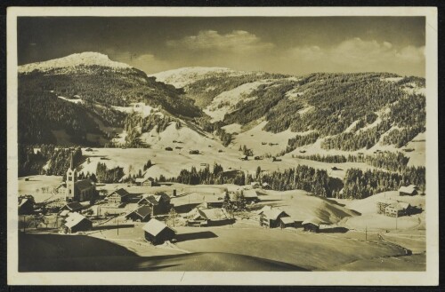 [Mittelberg Riezlern] : [Riezlern 1100 m mit Mahdertal ...]