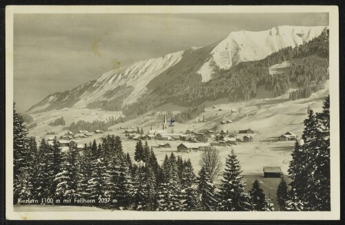 [Mittelberg] Riezlern 1100 m mit Fellhorn 2037 m