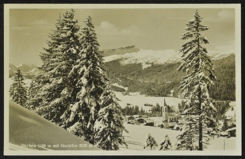 [Mittelberg] Riezlern 1100 m mit Hochifen 2232 m