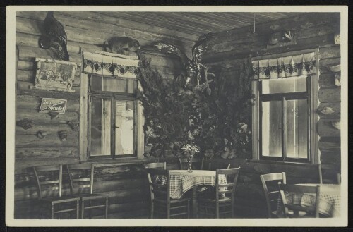 [Mittelberg Riezlern] : [Riezlern 1100 m. Restaurant Waldhaus. Stube ...]