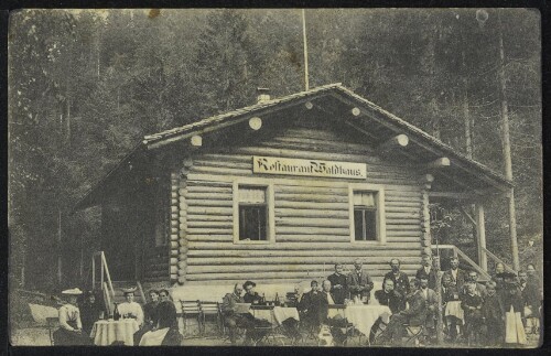 [Mittelberg Riezlern] : [Breitach-Klamm. Restaurant Waldhaus b. Riezlern Postkarte ...]