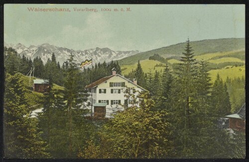 [Mittelberg Riezlern] Walserschanz, Vorarlberg, 1000 m. ü. M.