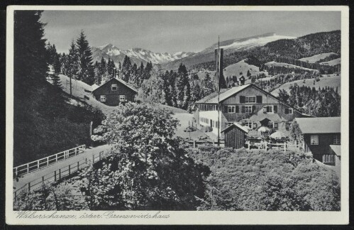 [Mittelberg Riezlern] Walserschanze, österr. Grenzwirtshaus