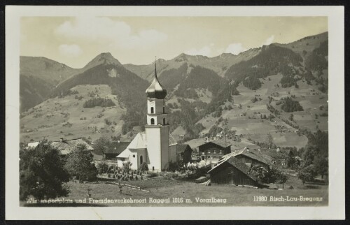 Wintersportplatz und Fremdenverkehrsort Raggal 1016 m, Vorarlberg