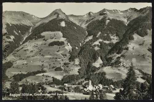 Raggal 1016 m, Großwalsertal