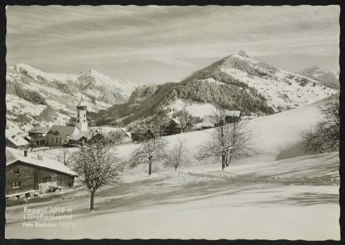 Raggal 1016 m i. Großwalsertal