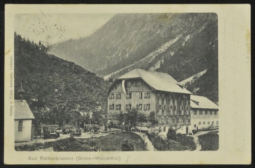 [Sonntag Buchboden] Bad Rothenbrunnen (Gross-Walserthal) : [Correspondenz-Karte ...]