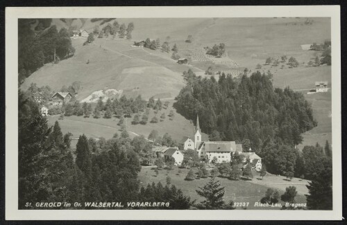 St. Gerold im Gr. Walsertal, Vorarlberg