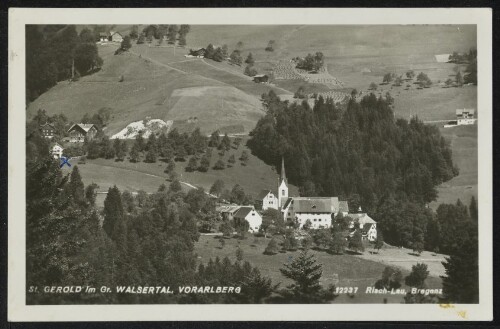 St. Gerold im Gr. Walsertal, Vorarlberg