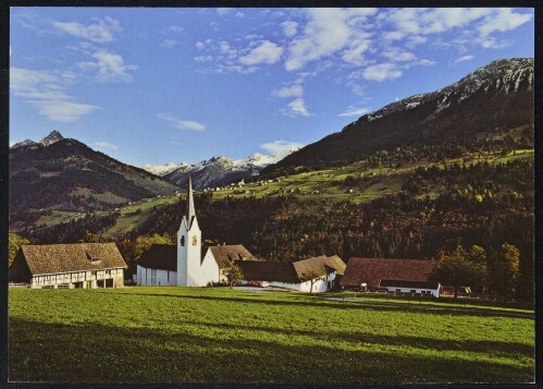 [St. Gerold] : [St. Gerold, 848 m, Großwalsertal gegen Raggal, Kellerspitze und Hoher Frassen Vorarlberg, Österreich ...]