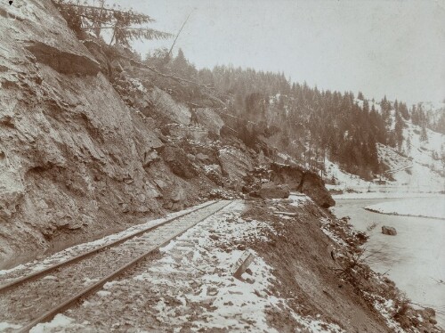 Bergsturz nahe Oberlangenegg