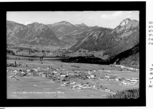 Vils in Tirol 828 m mit Burgruine Falkenstein