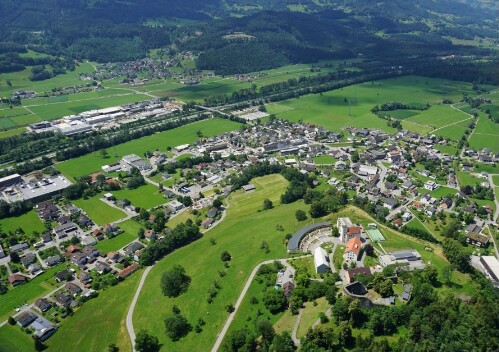 [Schlins - Erne, Sozialpädagogische Schule, Ruine Jagdberg, Stiftung Jupident]