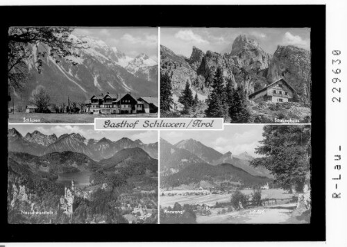 Gasthof Schluxen / Tirol : [Gasthof Schluxen in Pinswang im Ausserfern mit Umgebeung]