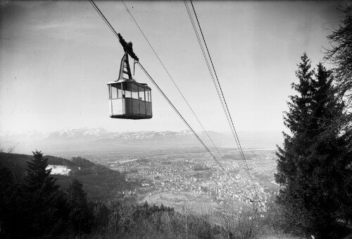 Gondel der Pfänderbahn