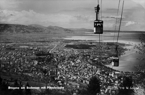 Bregenz am Bodensee mit Pfänderbahn