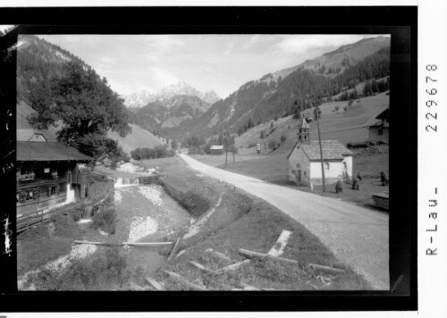 [Blick von Gaicht im Tannheimertal gegen Kellenspitze / Tirol]