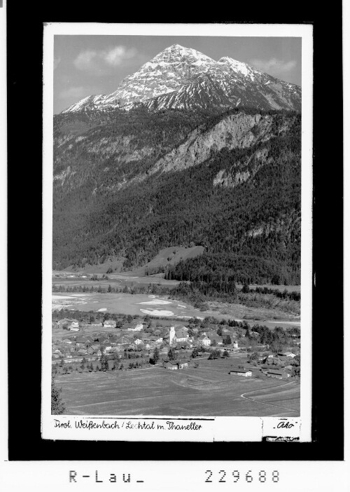 Tirol / Weissenbach im Lechtal mit Thaneller