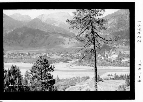 Weissenbach / Tirol 887 m : [Weissenbach im Ausserfern gegen Litnisschrofen und Krinnenspitze]