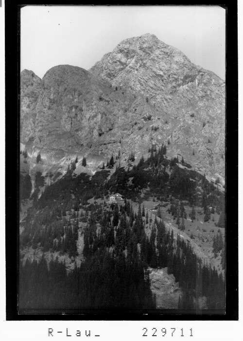 [Gimpelhaus gegen Gimpel / Tannheimergruppe / Tirol]