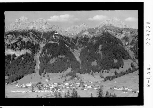 Nesselwängle / Tirol 1147 m mit Gimpel und Rote Flüh