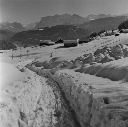 Schwarzenberg - Bödele, Winter