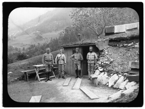 K. k. Standschützen-Bataillon Bezau, Kanzlei auf dem Stützpunkt Pozze