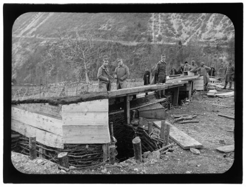 K. k. Standschützen-Bataillon Bezau, Schützengraben auf dem Stützpunkt Pozze