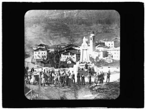 K. k. Standschützen-Bataillon Bezau, Allerseelenmesse 1917 auf dem Soldatenfriedhof Bondo