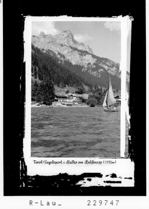 Tirol / Segelsport in Haller am Haldensee