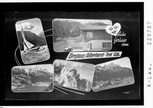 Berghaus Adlerhorst - Tirol 1330 m : [Berggasthof Alpenhorst ob Haller am Haldensee im Tannheimertal und Umgebung / Ausserfern]