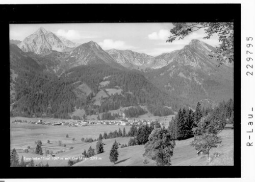 Tannheim / Tirol 1097 m mit Gaißhorn 2249 m