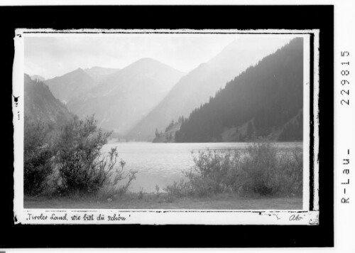 Am schönen Vilsalpsee / Tirol 1168 m