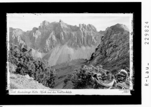 Tirol - Landsberger Hütte / Blick auf die Krottenköpfe