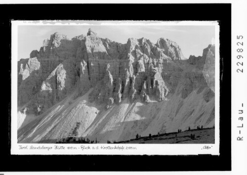 Tirol - Landsberger Hütte / Blick auf die Krottenköpfe 2185 m