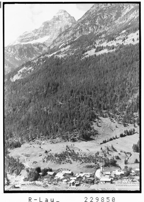 Vorderhornbach / Tirol 973 m mit Hochvogel 2594 m