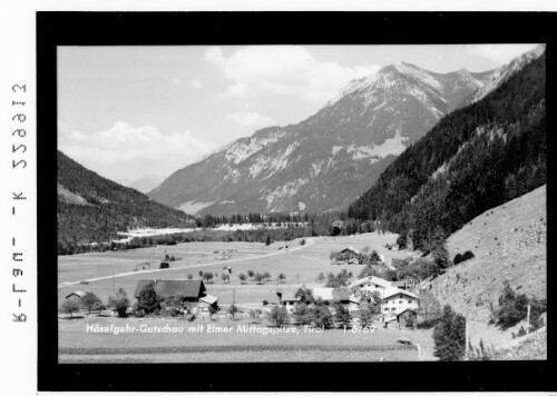 Häselgehr - Gutschau mit Elmer Mittagsspitze / Tirol : [Gutschau bei Häselgehr im Lechtal gegen Elmer Muttekopf]